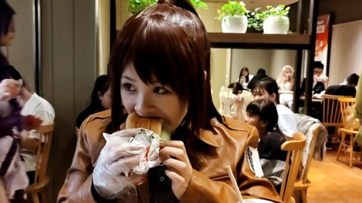 v I took Sasha to KFC