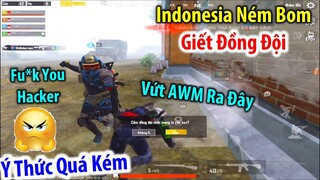 PHẪN NỘ Vì Bị Đồng Đội Indonesia Ném BOM G.I.Ế.T Do Nghi Ngờ RinRin Là HACK | PUBG Mobile