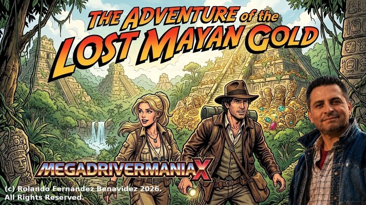 🗿✨ The Adventure of Lost Mayan Gold" para SEGA Mega Drive