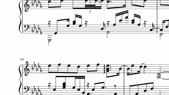 【Piano Score】Piano Arrangement and Score of "Exploring the Window"