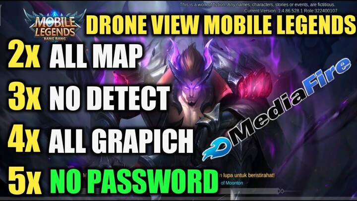 Drone View Mobile Legends Terbaru 2020 !! Luas Ketinggian 2x, 3x, 4x, 5x