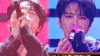 هذا الأخ يغني بشكل رائع عندما يفتح الميكروفون بالكامل! [كيم جاي جونغ] عرض مباشر AAA على المسرح بأكمل