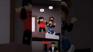 my step bro has an online girlfriend 🤢 #shorts #roblox