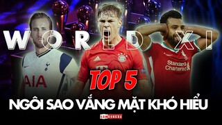 TOP 5 ngôi sao VẮNG MẶT tại danh sách rút gọn ĐỘI HÌNH TIÊU BIỂU NĂM 2021