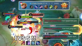 FANNY MODE LOCK BIKIN MUSUH KESAL ‼️ - MOBILE LEGENDS