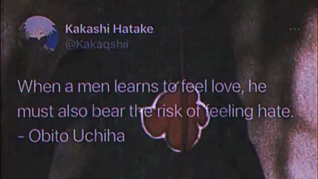 Naruto: Obito Uchiha Quote