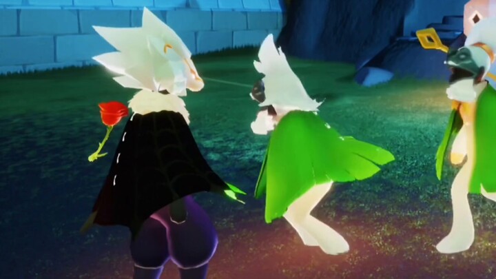 【Sky: Encounter of the Light Wu Zheng】I have the sand sculpture syndrome, one person infects two peo