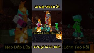 Cái Máy Chủ Bất Ổn Nhất Minecraft Của Anh Đen Xì Xì 🤣 #shorts