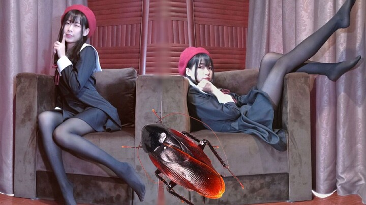 【Ryuzaki】Bukan kecoa paling nyata yang akan kumakan! Tarian Sekretaris ♡Chika Chika Senka♡