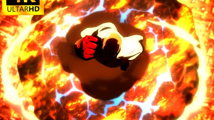 [4K/60 frames] "Cut out unnecessary dialogue" Genos tried his best to stop the meteorite from fallin