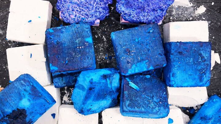 Super Crunchy Dyed Chalk ASMR |Oddly Satisfying |