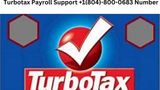 Turbotax Payroll Support +1(804)-800-0683 Number
