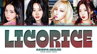 [PREVIEW] Aespa 'LICORICE' Lyrics (Color Coded Lyrics)