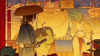 The windmill in Lord Kitsusai's hand must be for the Son of God!