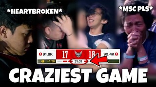 CRAZIEST GAME IN MPL ID S13!! BOTH TEAMS WANTED THE MSC SLOT SO BAD… 🤯