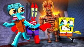 SpongeBob Escapes MR. NIGHTMARE'S SCHOOL in Roblox! (HE WAS ANGRY!)