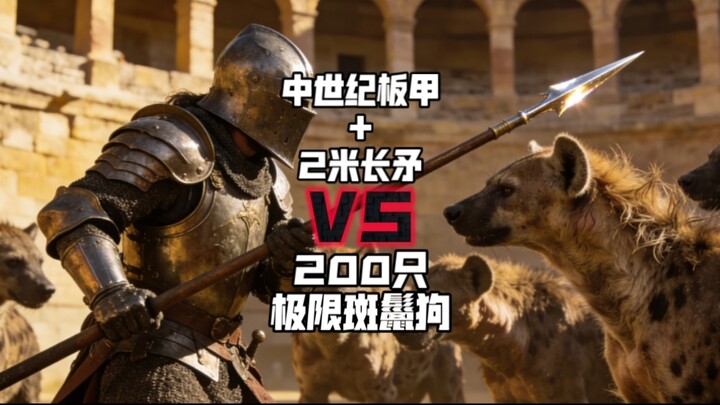 If you were given 3mm plate armor and a 2-meter-long spear, could you defeat 200 supercharged spotte