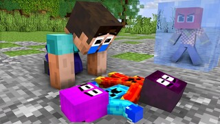 Monster School : Fire Zombie Want To Become ICE With ICE Wolf Girl - Sad Story - Minecraft Animation