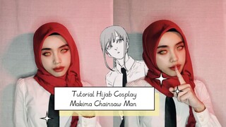 TUTORIAL HIJAB COSPLAY||  MAKIMA-CHAINSAW MAN