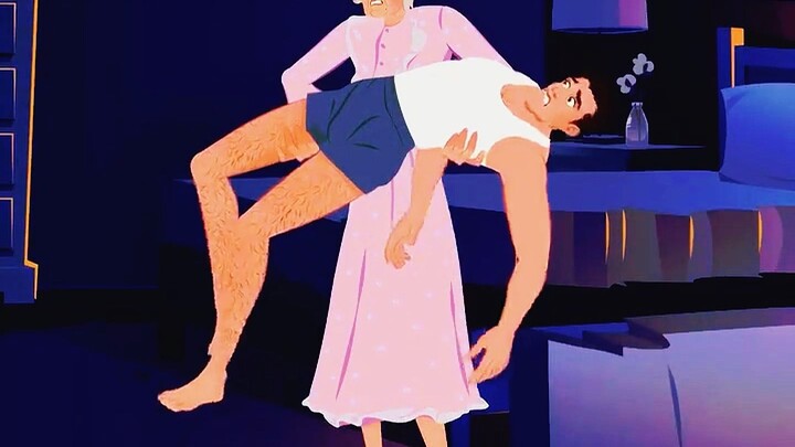 My husband is a mama's boy, he can't sleep well without his mother