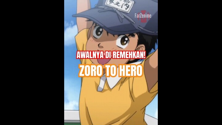 AWALNYA DI REMEHKAN! TERNYATA? | ZERO TO HERO NO 1 #hajimenoippo #anime #shorts #new