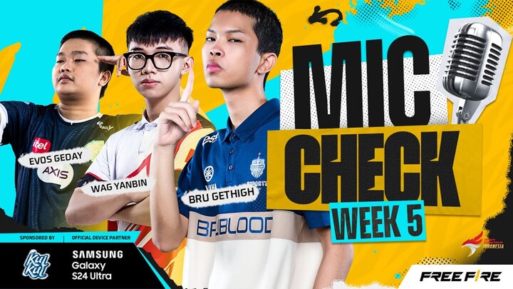 MIC CHECK EVOS BOOYAH SETELAH 3X GAGAL!!! | FFWS SEA 2024 Fall Week 5