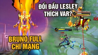 Tốp Mỡ | Bruno FULL CHÍ MẠNG Mùa 24 Đối Đầu Cô Nàng Lesley Thích Xài Công Nghệ VAR? | MLBB