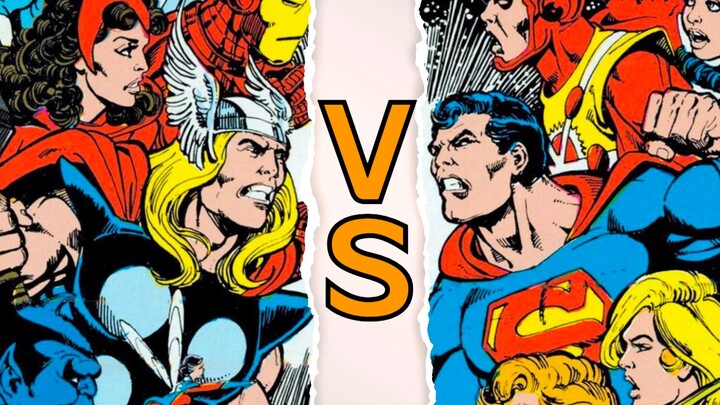 Size Comparison of Marvel and DC Characters