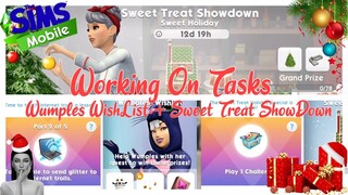 The Sims Mobile - Working On The Wumples WishList + Sweet Treat ShowDown ( Come Questing With Me )