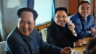 毛主席与小平同志真实影像