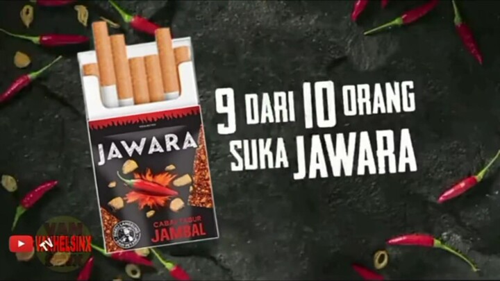 Iklan rokok jawara capai tabur jambal - Pedas kok ada apinya berhenti merokok hidup-hidup