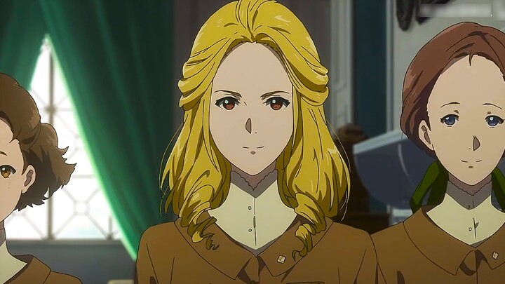 Violet turned the entire girls in the girls' school into lesbians just by looking at her face