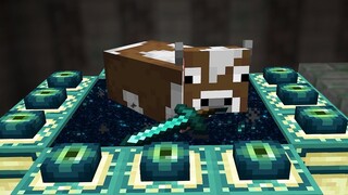 MINECRAFT Nhưng Tất Cả Con Mob Quái Vật Đều Là Bò ??!!