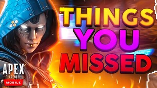 Things you MISSED in Season 3 | Apex Legends Mobile