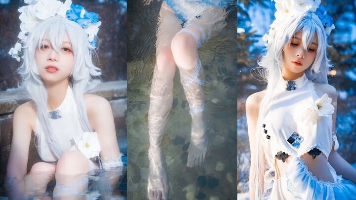 Fotografi tak bertanggung jawab bikin cewek pakai baju renang di tengah salju | Arknights Temimi | L