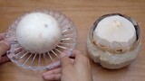 [Ẩm thực] Cách tách vỏ dừa để được thành phẩm là quả "trứng dừa"
