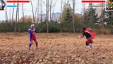 Ultraman Fighting Reality: Ultraman VS General Man, Tiga's power is too strong and he kills himself