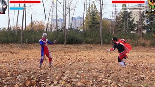 Ultraman Fighting Reality: Ultraman VS General Man, Tiga's power is too strong and he kills himself