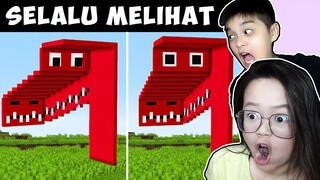 PRANK ATUN PAKAI ILUSI OPTIK di MINECRAFT! OTAK ATUN JADI GILA ft @BANGJBLOX | MINECRAFT