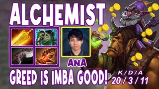 Ana Alchemist Hard Carry Gameplay 20 KILLS | GREED IS IMBA GOOD! | Dota 2 Expo TV