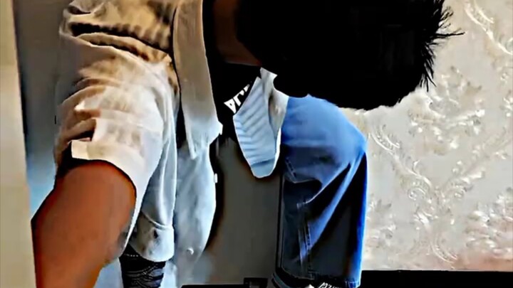 Before the door, they're siblings; once the door opens, they become relatives.