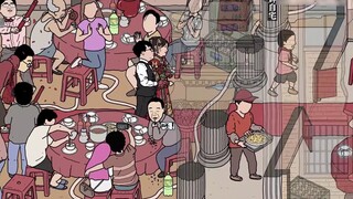 I drew a picture of my friend's wedding in Guangdong. The real-life version of Azhen fell in love wi