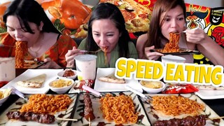 SPEED EATING CHALLENGE with @Naomi Peña  & @Marbie Cabrera