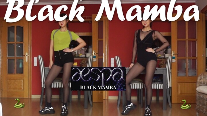 【aespa】Black Mamba - เต้นทั้งเพลงรวดเดียวแบบดุดัน - พร้อมชุดเปลี่ยนสามชุดในคลิปเดียว