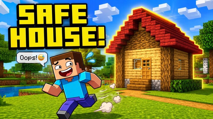 Minecraft Safe House! 😱 | KiaanKS Gameplay