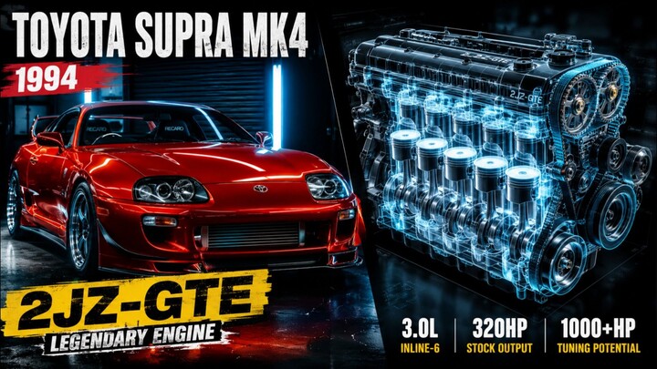 Why the 2JZ Engine NEVER Dies! (The Secret Mechanics Don't Tell You) 🛠️