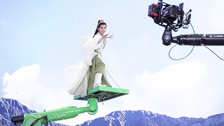 《凡人剧集》韩立御剑飞行原来不是用的绿幕啊