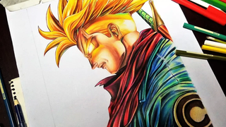 วาด ► Future Trunks Super Saiyan Rage (ดราก้อนบอลซูเปอร์)