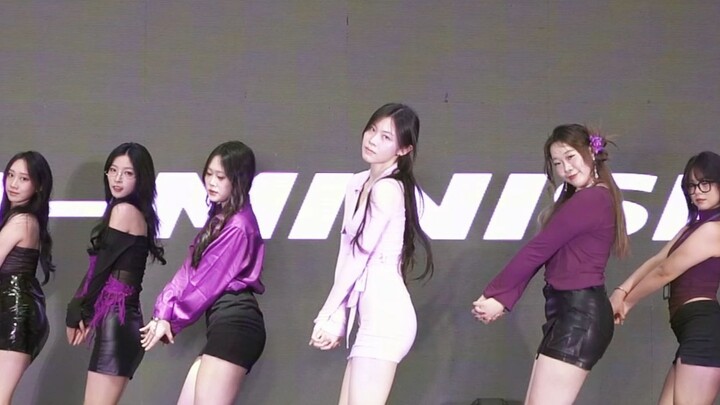 【AOA-MINISKIRT】Purple is very charming. Let’s take a look at the long-legged sisters~