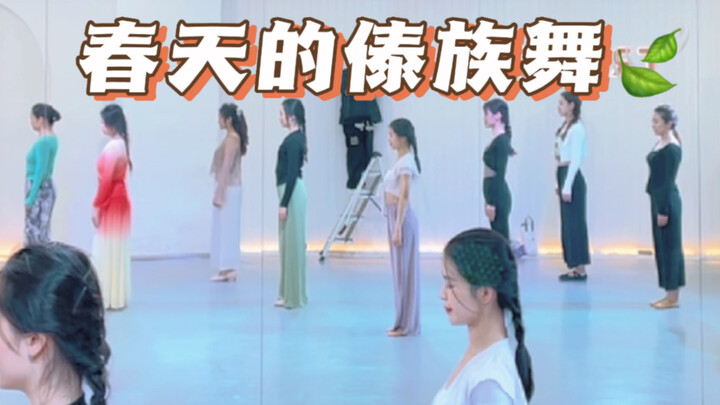【盖盖】超美傣族舞，第一个动作真的很难不笑场